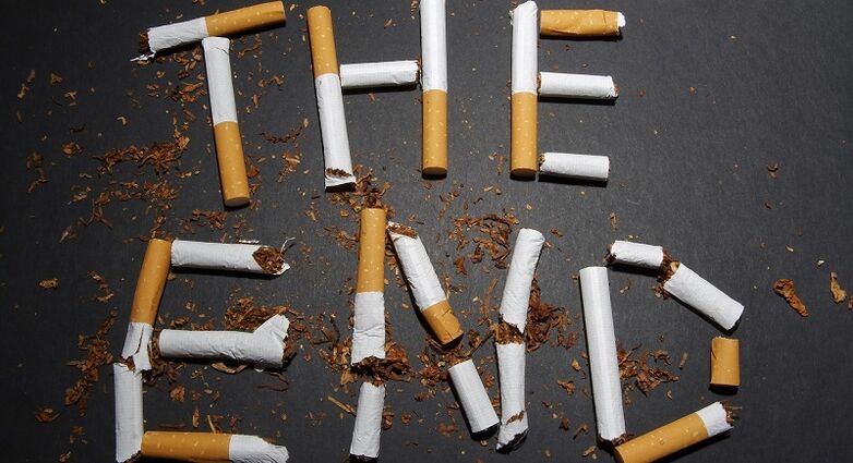 sigarette rotte e conseguenze dello smettere di fumare